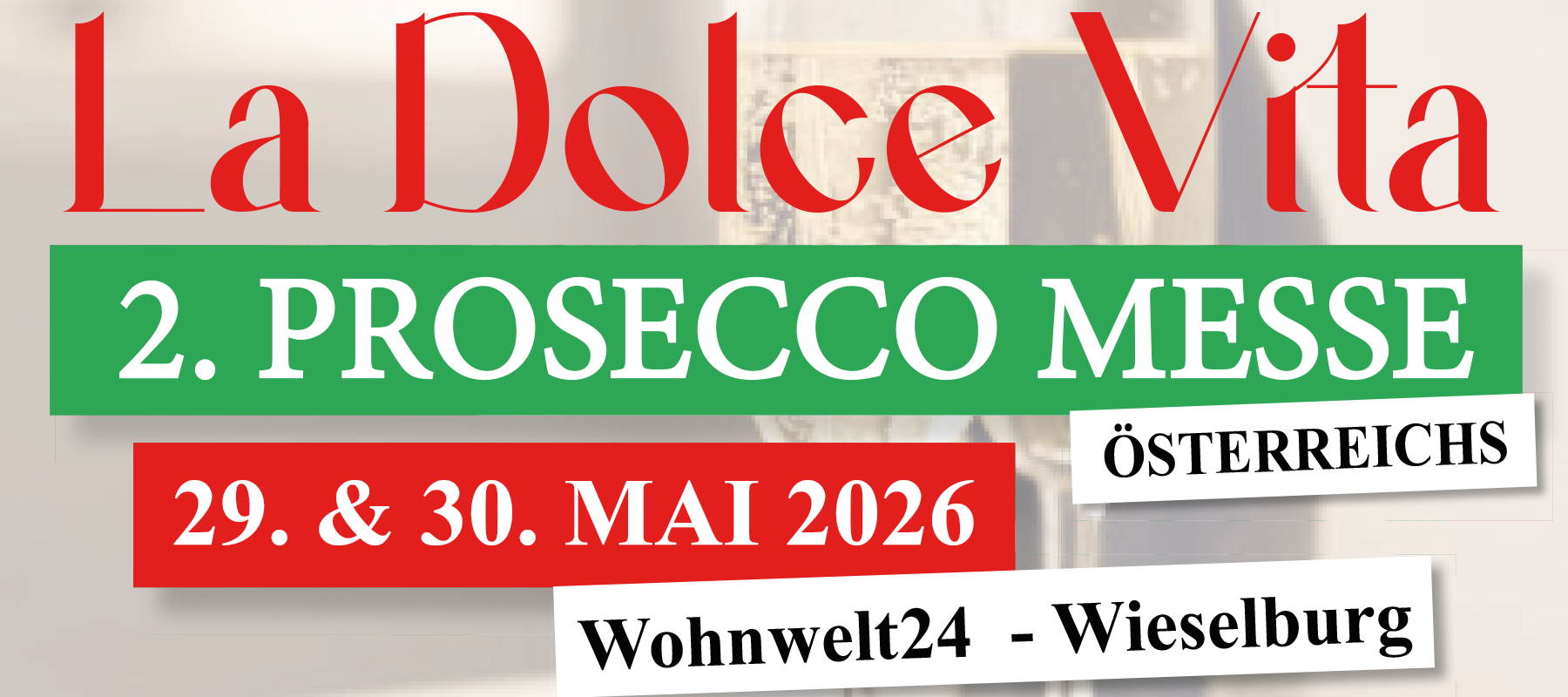 LA DOLCE VITA: IL SALONE DEL PROSECCO 2026